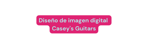 Diseño de imagen digital Casey s Guitars